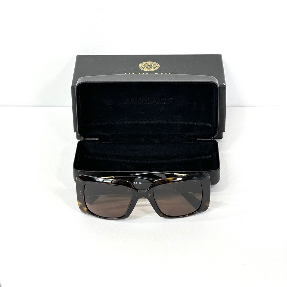 Versace Logo Rectangle Sunglasses - image 2